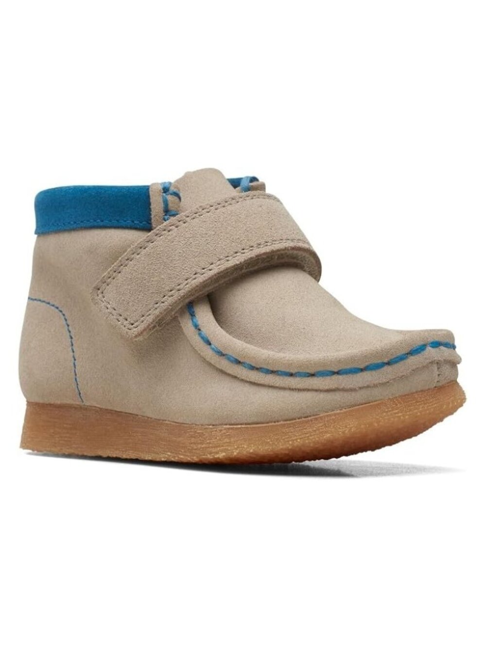 Clarks Kids Wallabee Boot Sand Combi